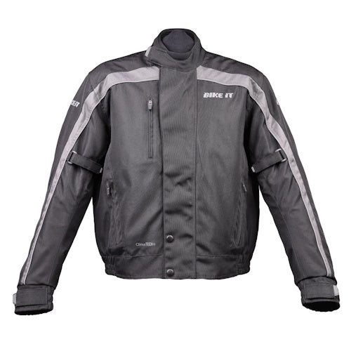 Bike It 'Herm' Textile Waterproof Motorcycle Bomber Casual Jacket + Bike It 'Burhou' Textile Waterproof Motorcycle Adventure Touring Pants/Trousers