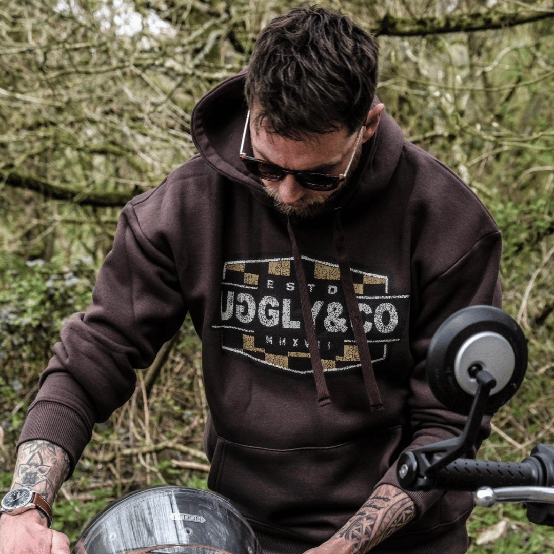 Chequered Hoodie by Uggly & Co