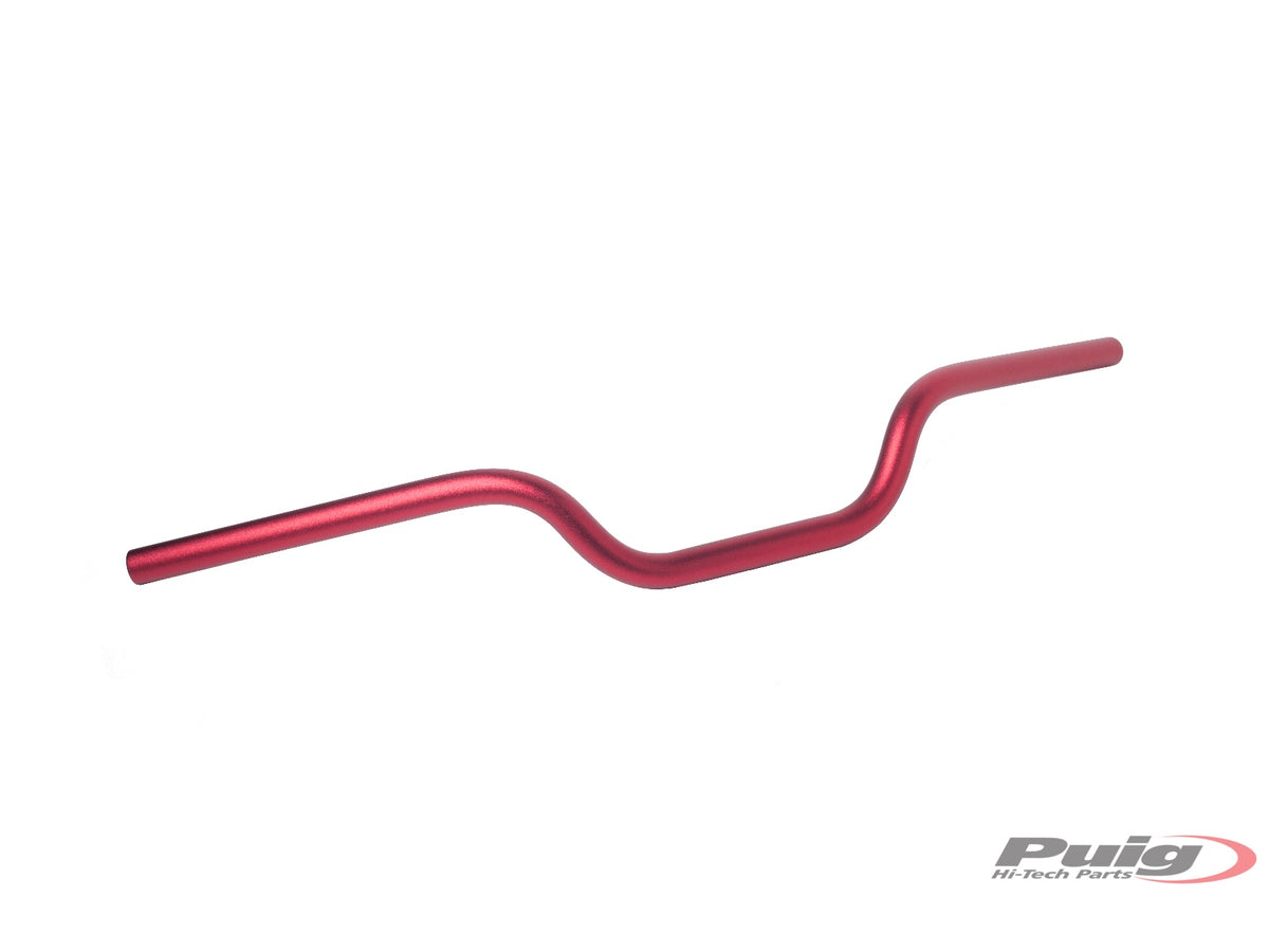 22mm Round Handlebar - Max Height 76mm - Red