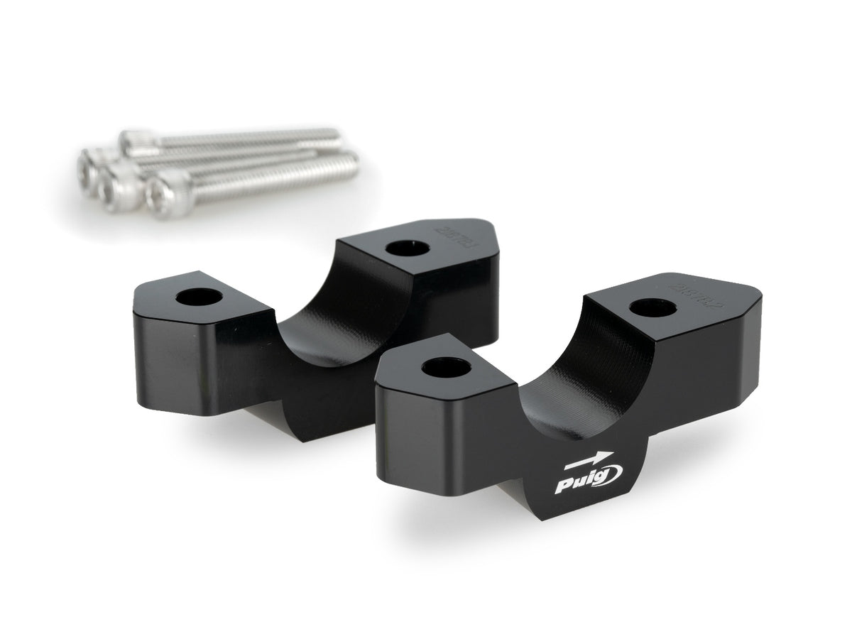 20mm Handlebar Risers For 22-32mm Bars - Black