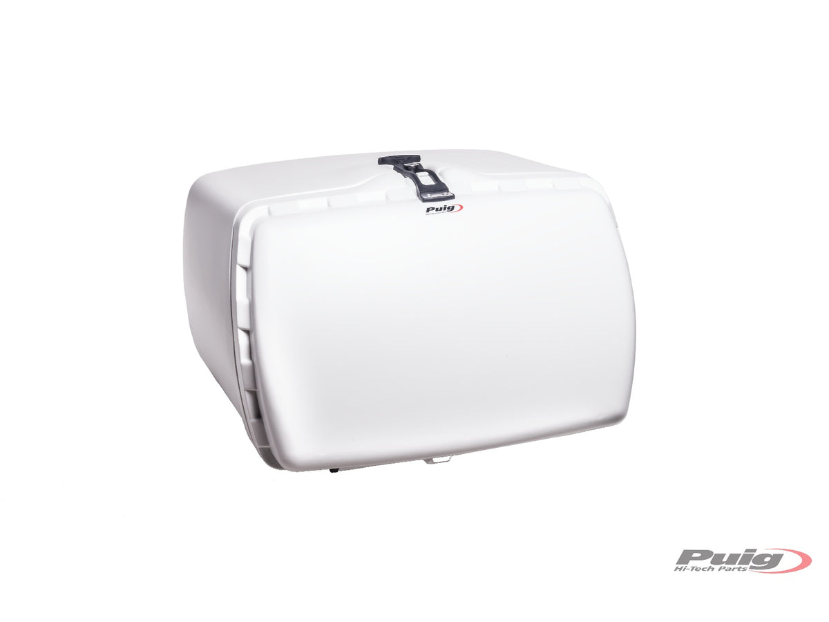 90 Litre Maxi Top Box With Lock - White