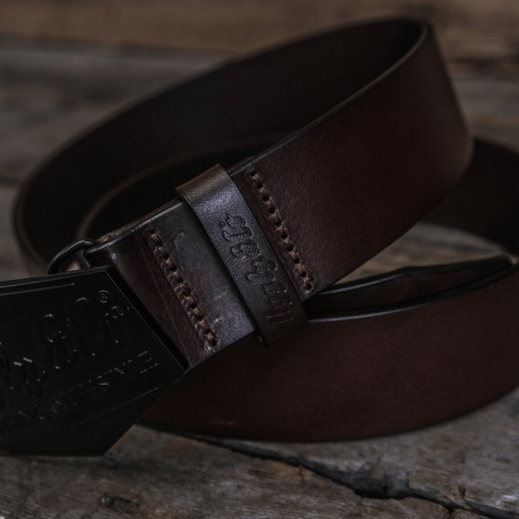 Leather Diamond Belt by Uggly & Co