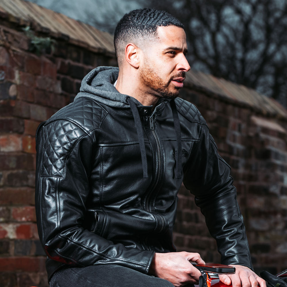 Spada Lambert CE Leather Jacket Black