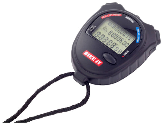 Bike It Bikeit Digital LCD Stopwatch 60 Lap 10 Hour