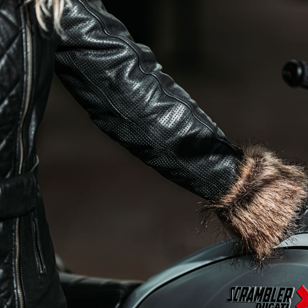 Spada Lancer Leather CE Ladies Jacket Black