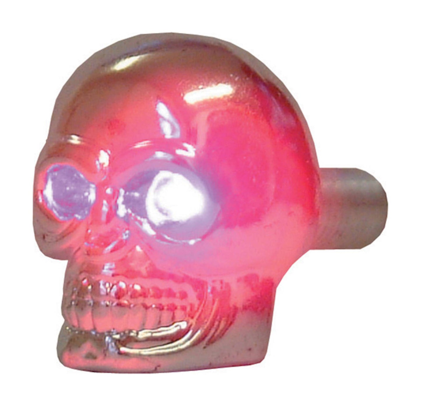 Pair Of Bike It Skull Decoration Bolts With Red LED Eyes
