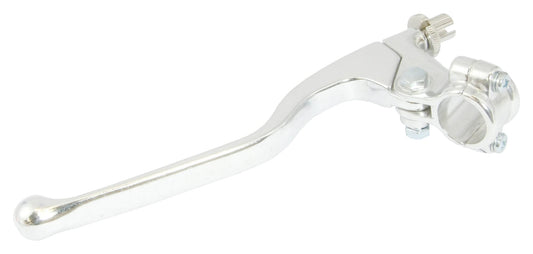 Bike It Lever Assembly Universal Clutch Lever Long Chrome (Without Mirror Boss)