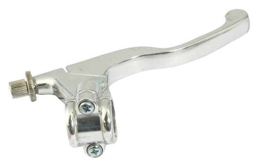 Bike It Brake Lever Assembly Universal Short Chrome