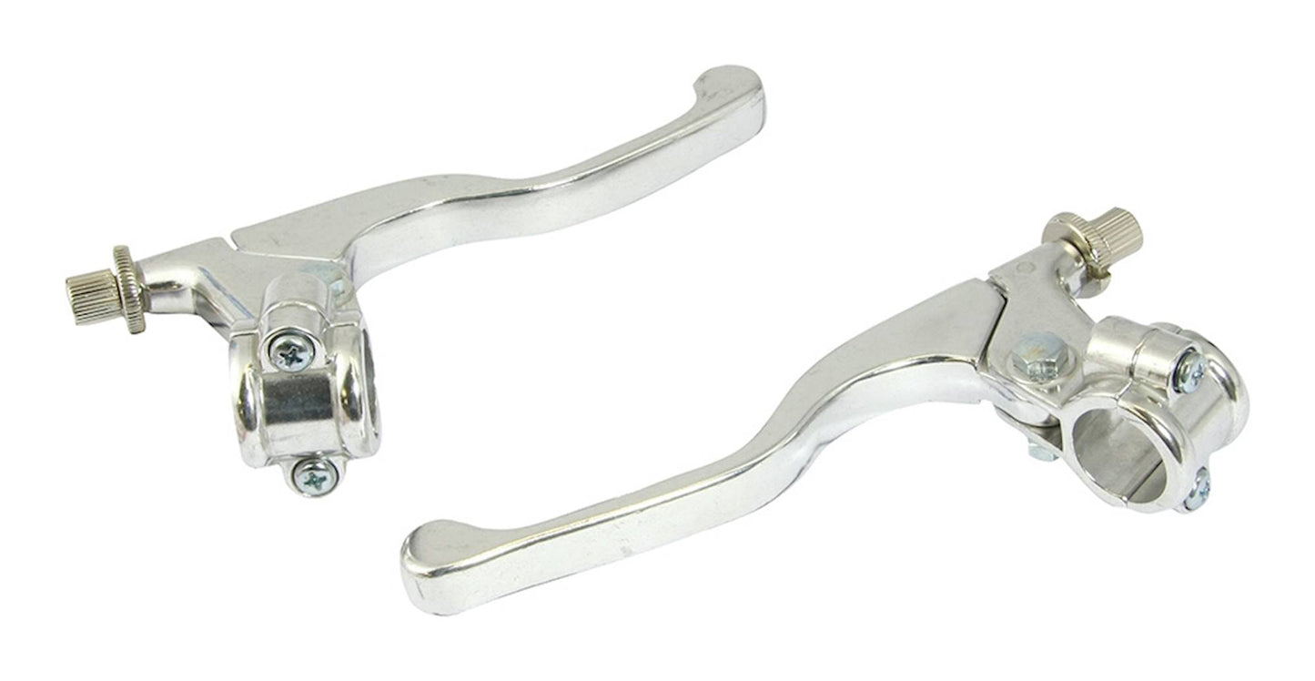 Bike It Lever Assembly Universal Short Chrome (Without Mirror Boss)