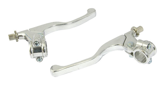 Bike It Lever Assembly Universal Short Chrome (Without Mirror Boss)