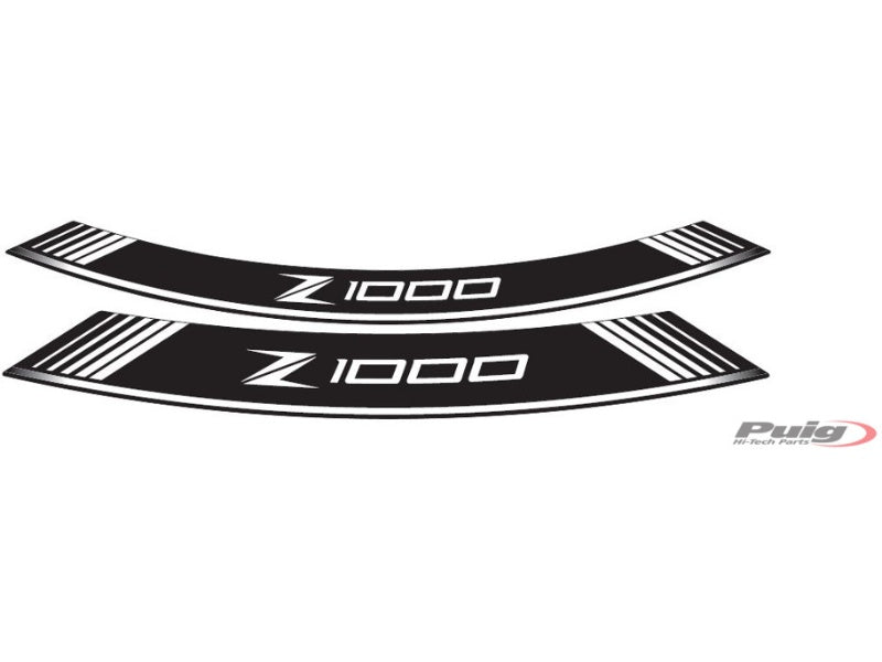 Wheel Rim Stickers - White