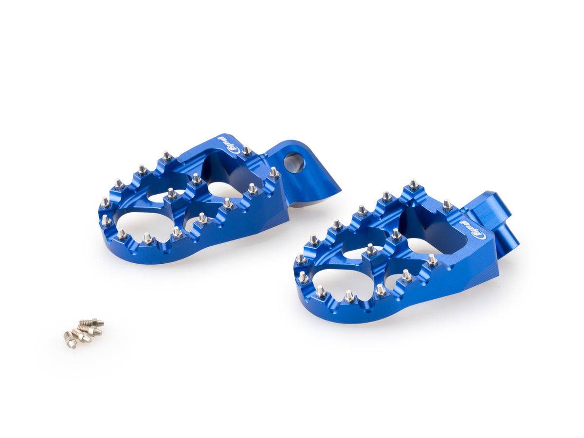 Off Road Footpegs - Blue