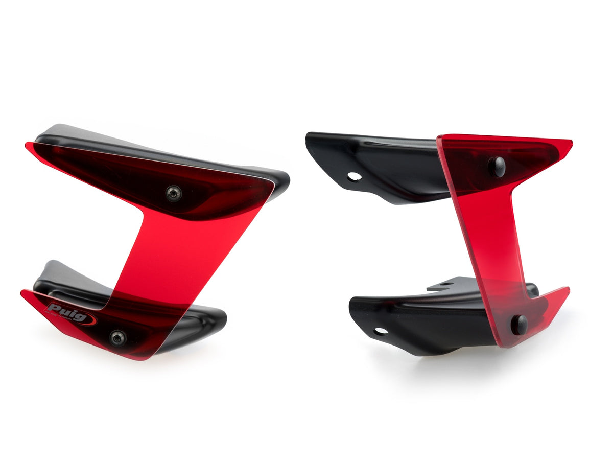 Naked Downforce Spoilers - Red
