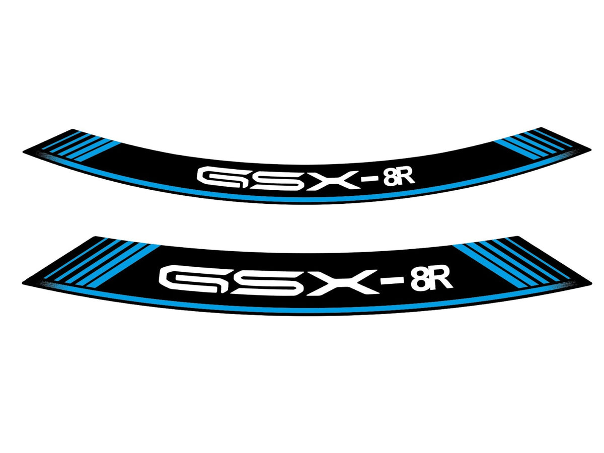 Wheel Rim Stickers - Blue
