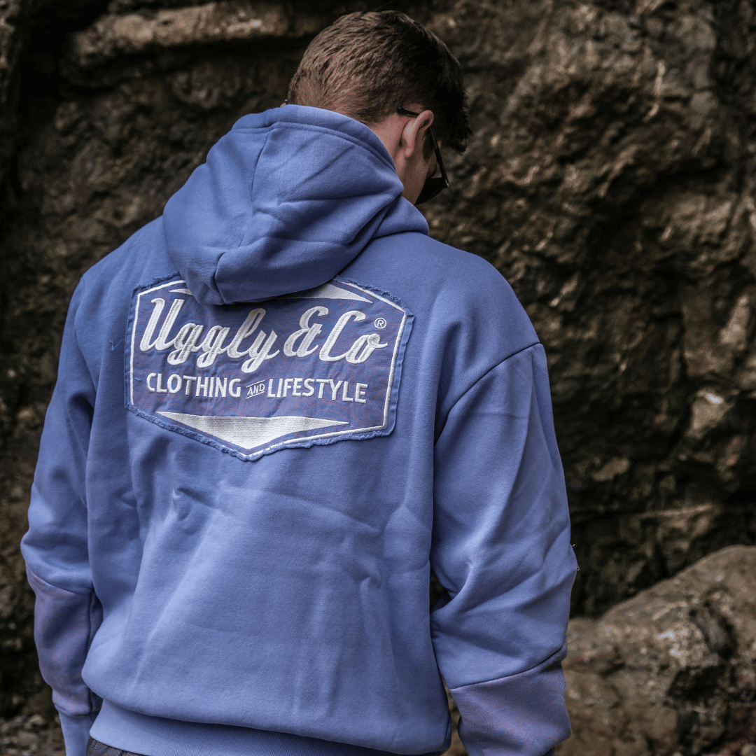 Purple Surf Diamond Hoodie by Uggly & Co