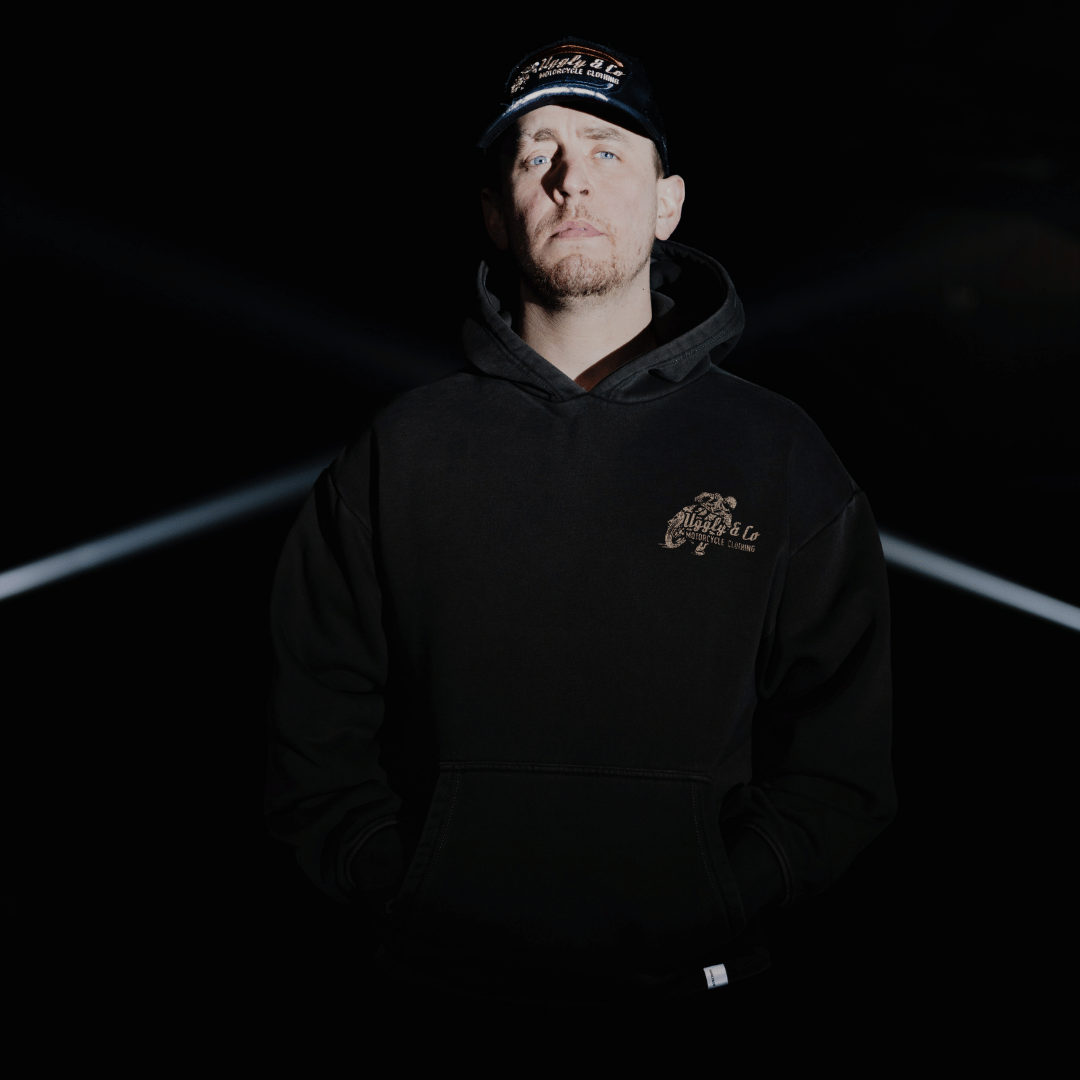 Olive Flattrack Hoodie by Uggly & Co