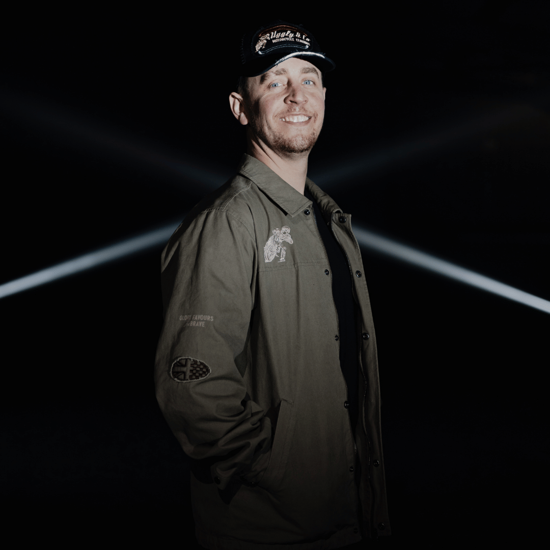 Green Flattrack Moto Shacket by Uggly & Co