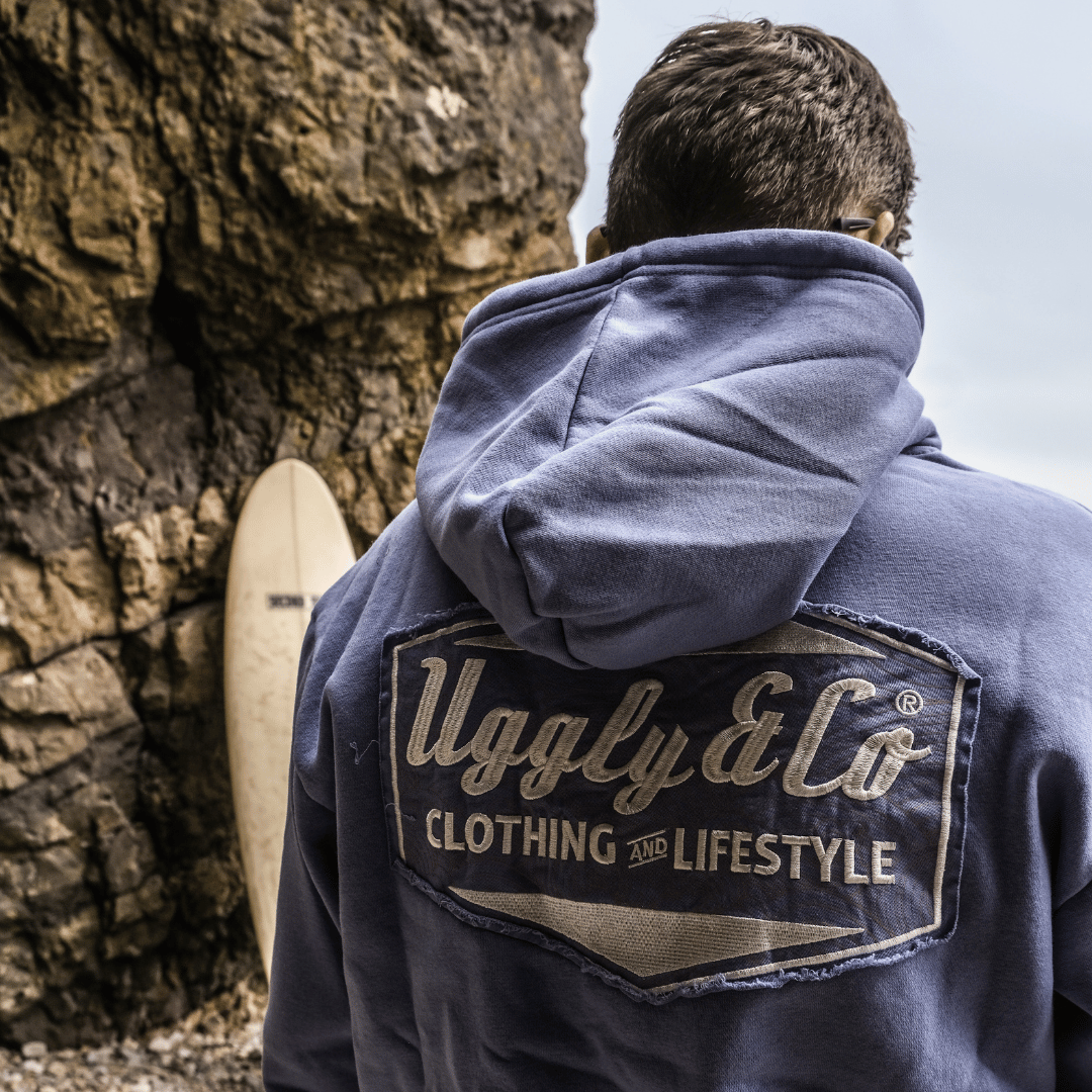 Purple Surf Diamond Hoodie by Uggly & Co