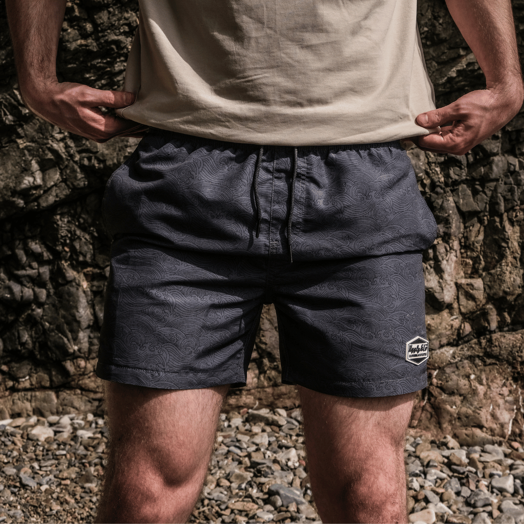 Black Diamond Swim Shorts by Uggly & Co