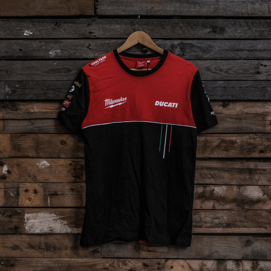 Milwaukee Tools x Ducati Tee Team Wear by Uggly & Co