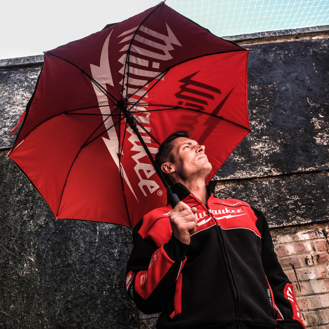 Milwaukee Tools x Ducati Umbrella by Uggly & Co
