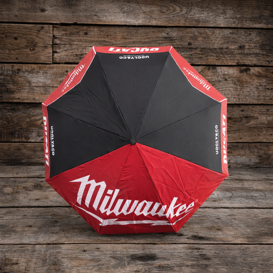 Milwaukee Tools x Ducati Umbrella by Uggly & Co