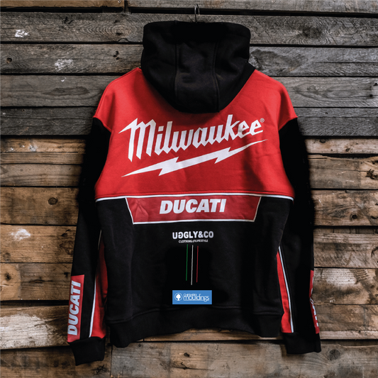 Milwaukee Tools x Ducati Hoodie [Team Wear] by Uggly & Co