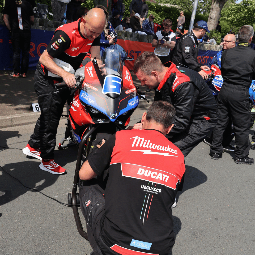 Milwaukee Tools x Ducati Tee Team Wear by Uggly & Co