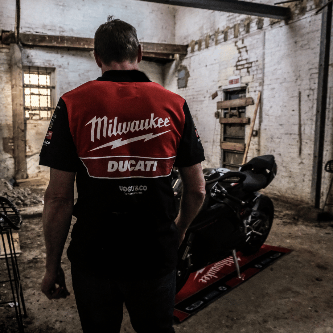 Milwaukee Tools x Ducati Polo Shirt [Team Wear] by Uggly & Co