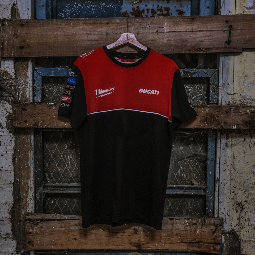 Milwaukee Tools x Ducati Tee Team Wear by Uggly & Co