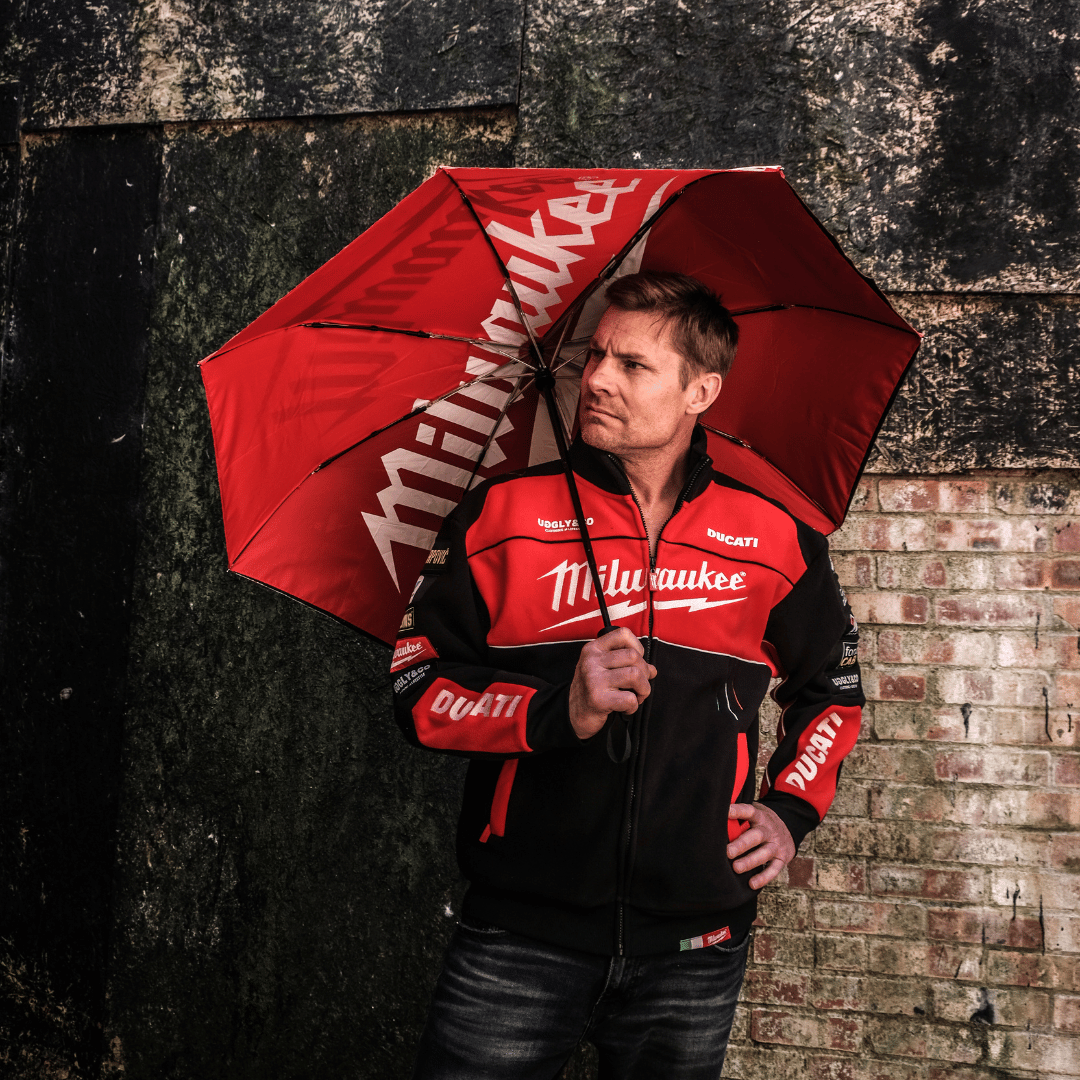Milwaukee Tools x Ducati Umbrella by Uggly & Co
