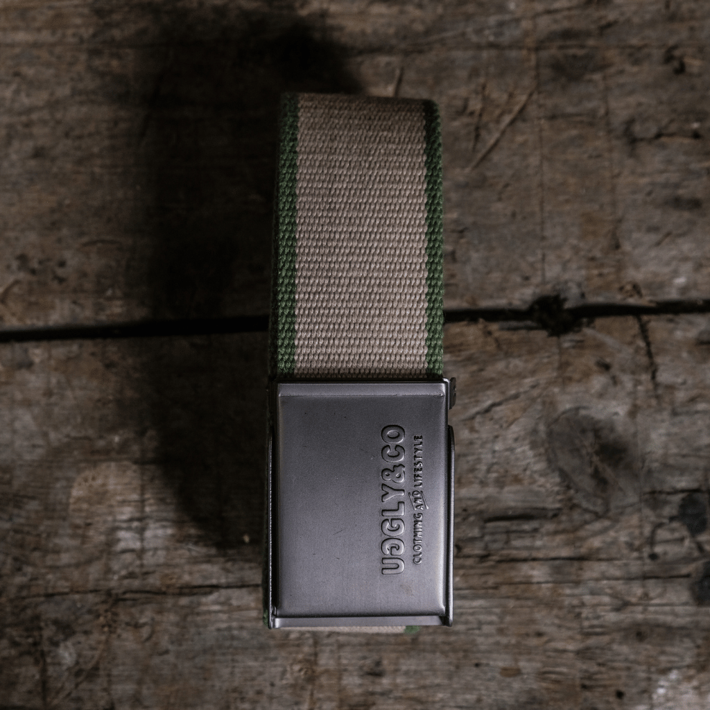Green Canvas Utility Belt by Uggly & Co