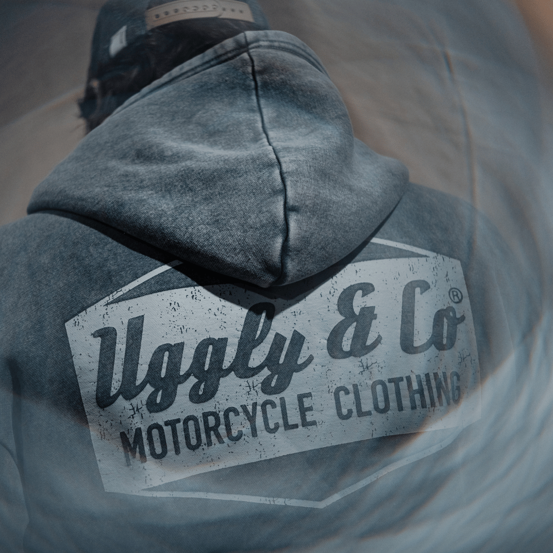 Blue Diamond Acid Wash Hoodie by Uggly & Co