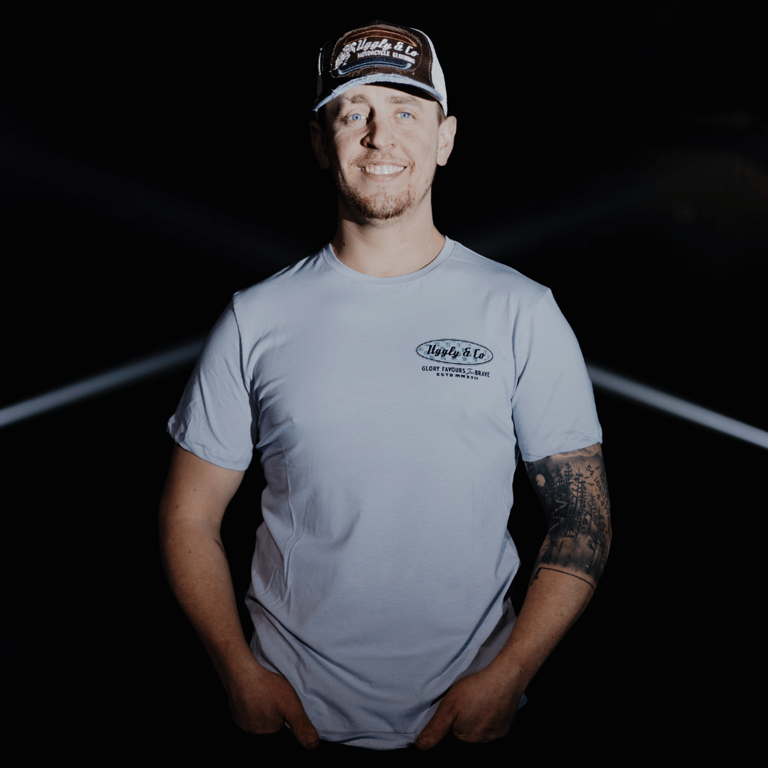 Dusty Flattrack No.1 Tee by Uggly & Co