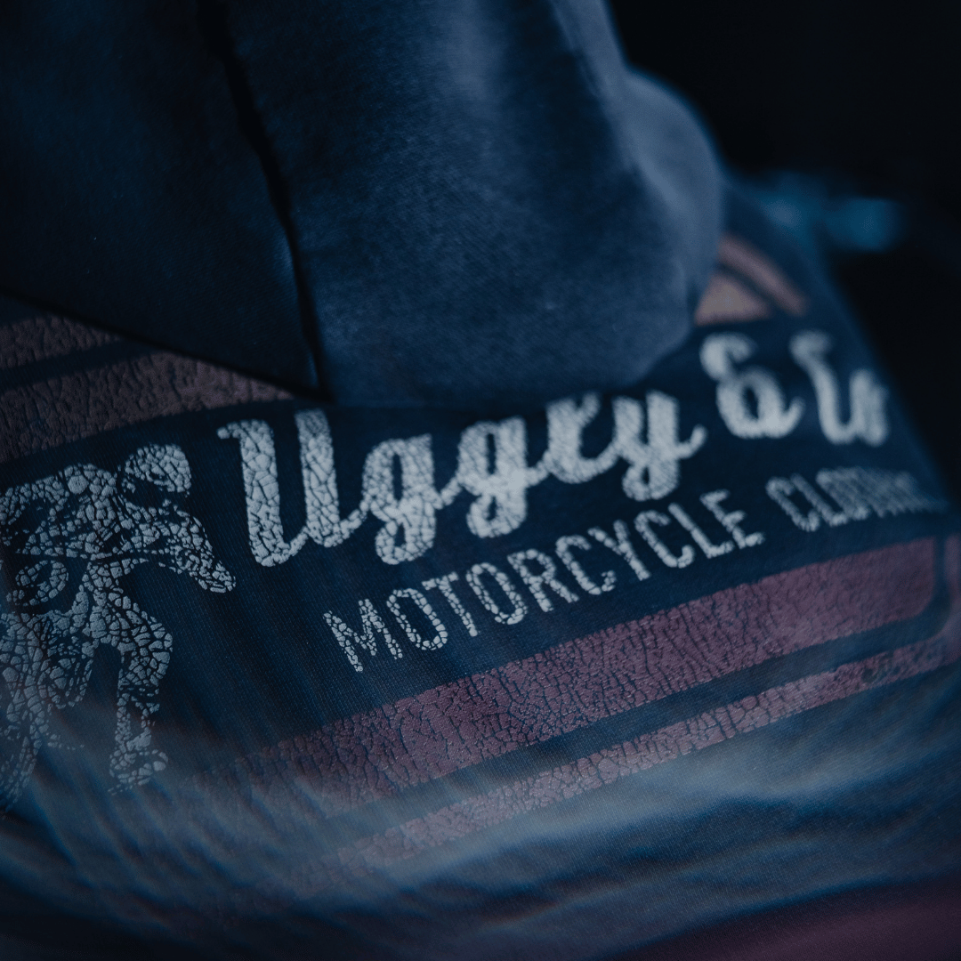 Black Flattrack Hoodie by Uggly & Co