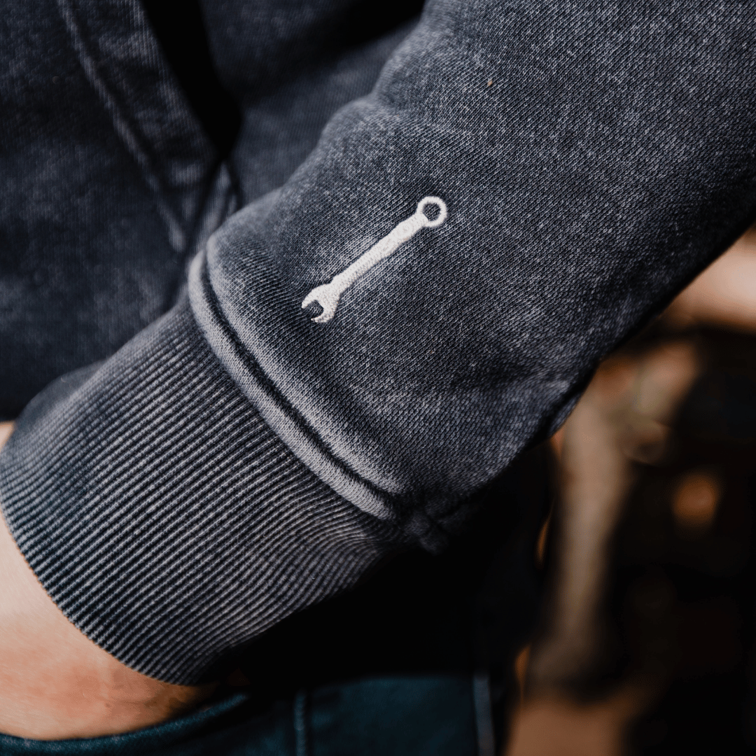 Navy Parts & Spares '09' Hoodie by Uggly & Co