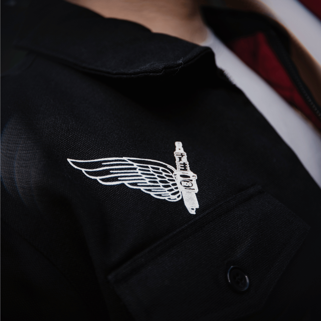 Spark Plug Mechanic Jacket by Uggly & Co
