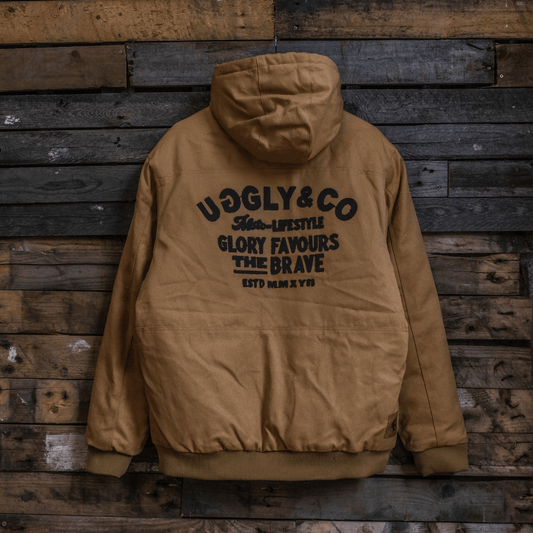 Brown U&C Chore Jacket by Uggly & Co