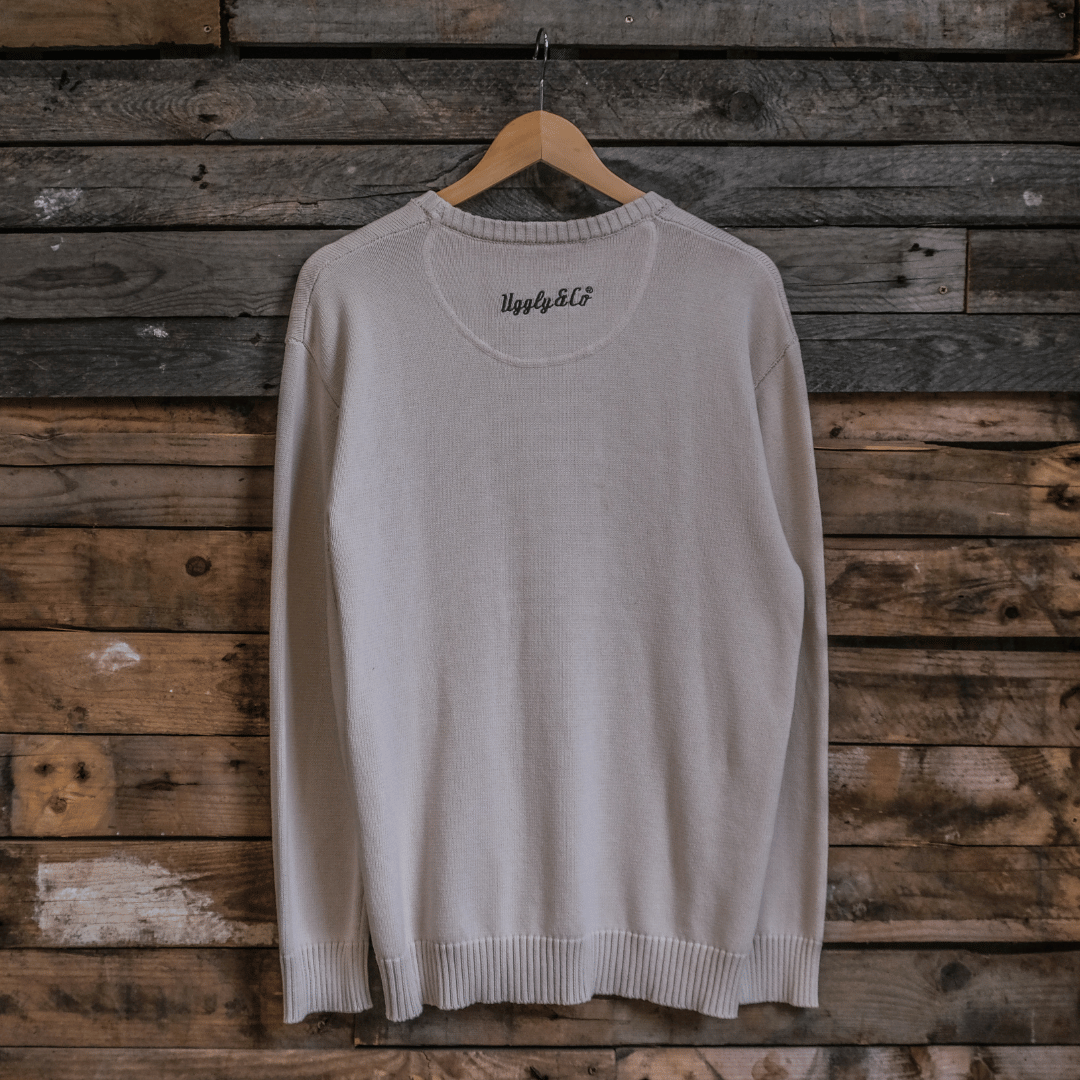 Bone U&C Knit Pullover by Uggly & Co