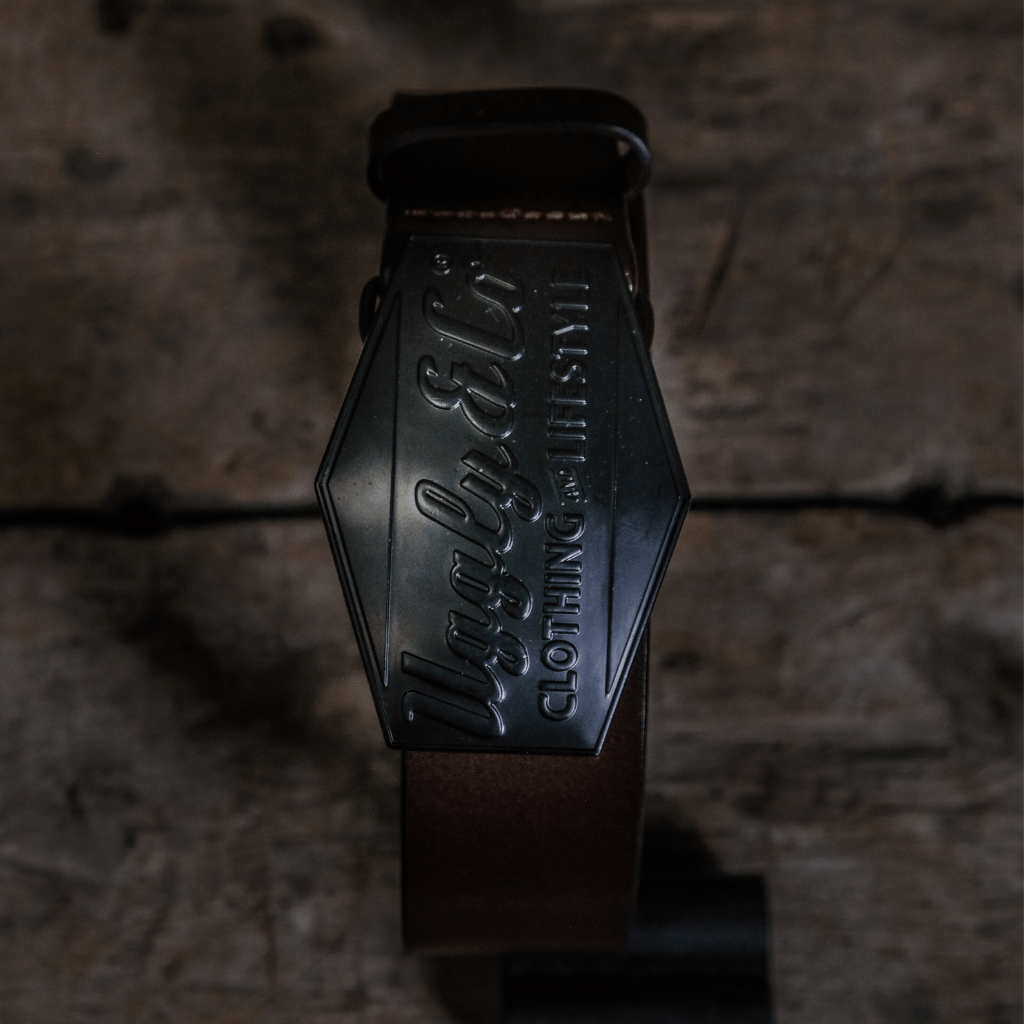 Leather Diamond Belt by Uggly & Co