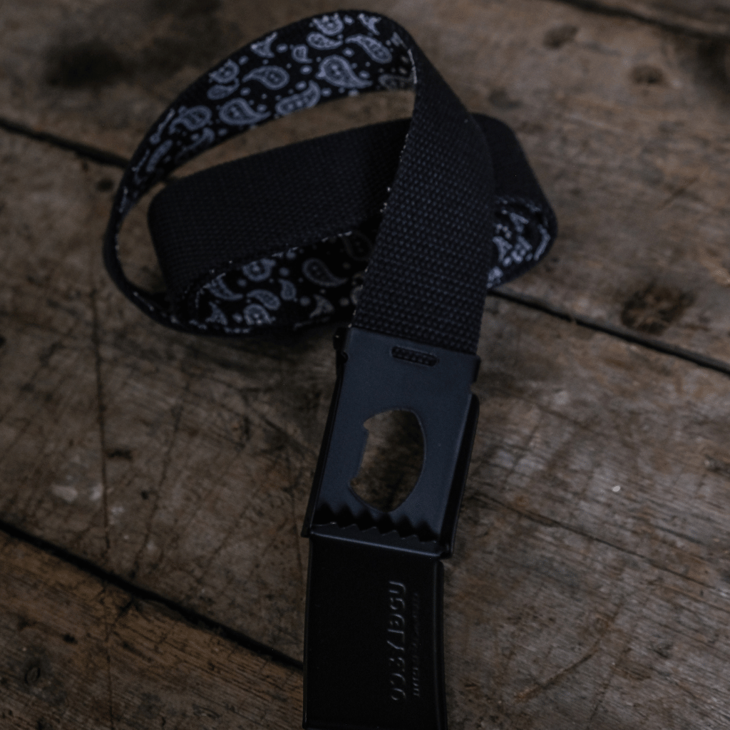Black Canvas Utility Belt by Uggly & Co
