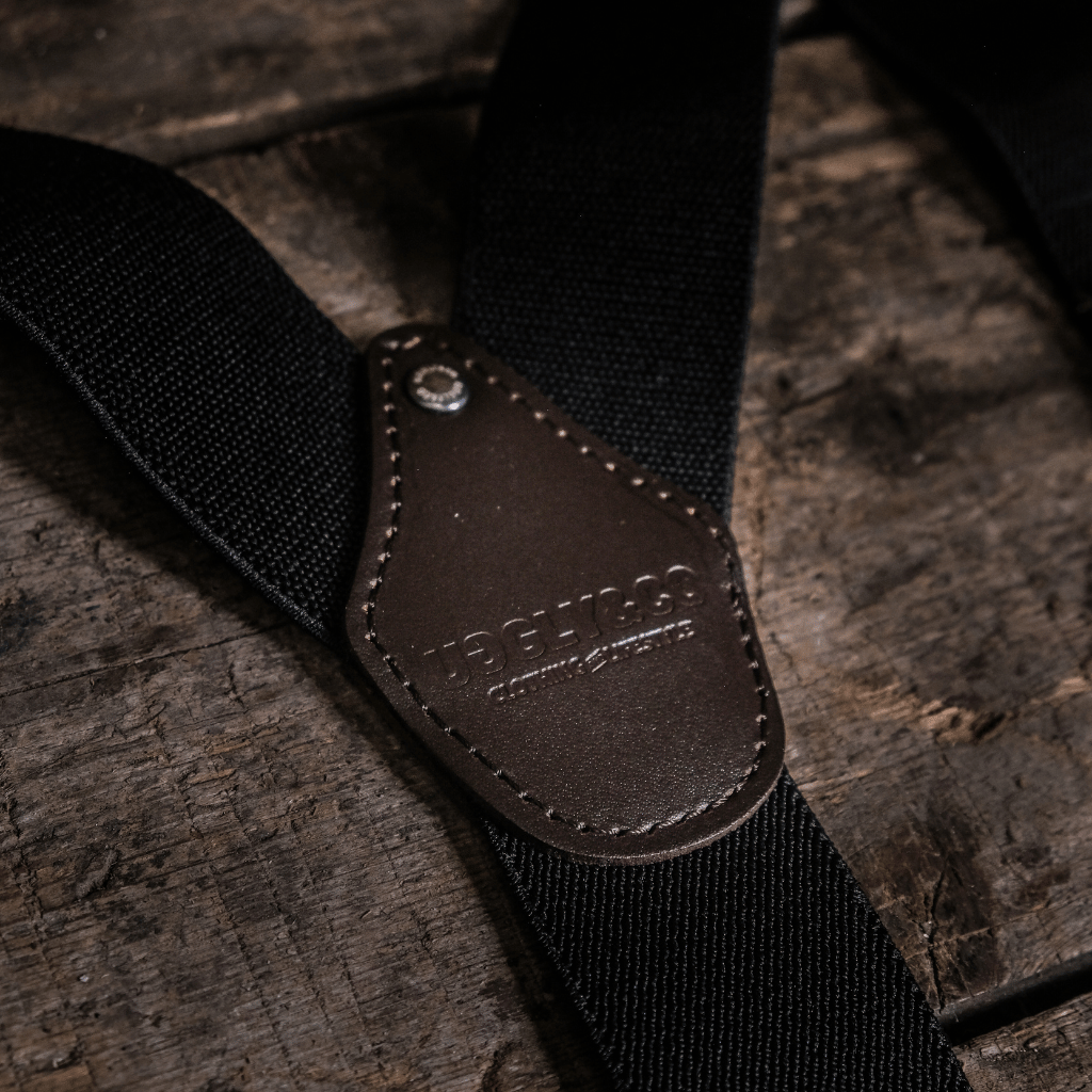 Black Utility Braces by Uggly & Co