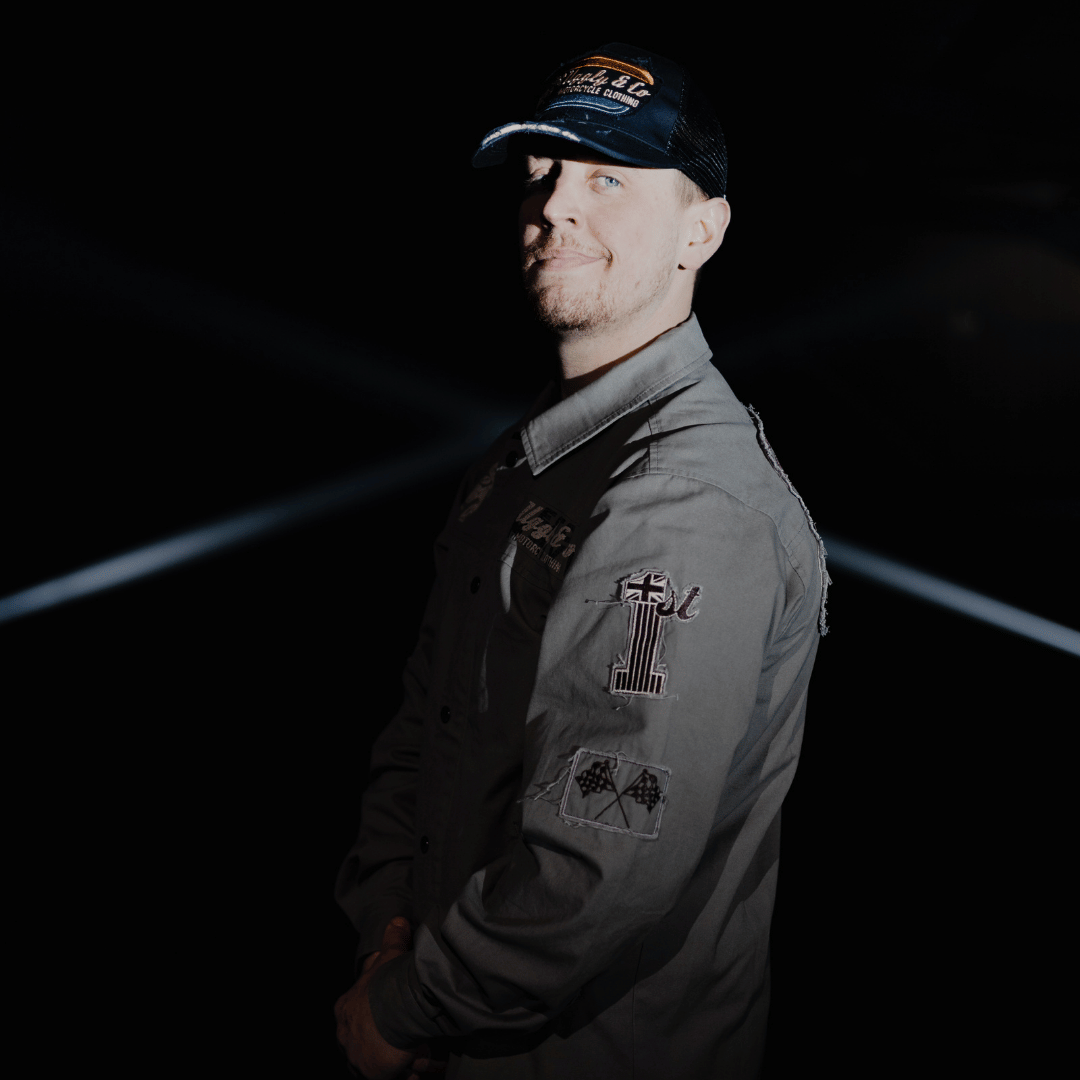 Grey Flattrack Moto Shacket by Uggly & Co