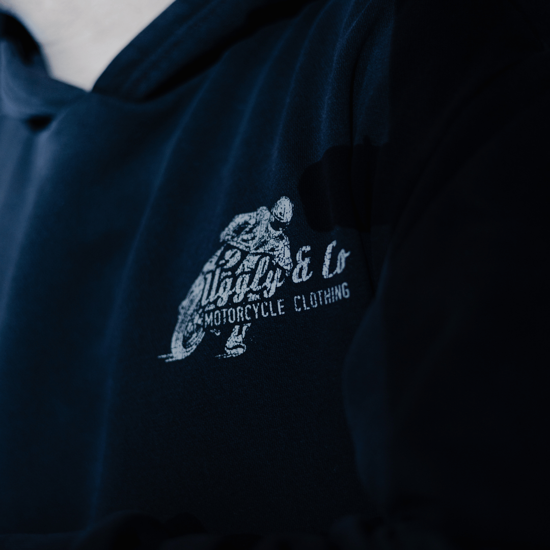 Black Flattrack Hoodie by Uggly & Co