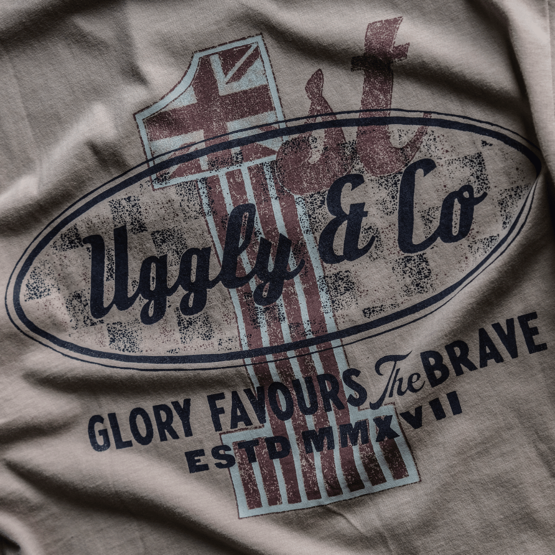 No.1 Brown Tee by Uggly & Co
