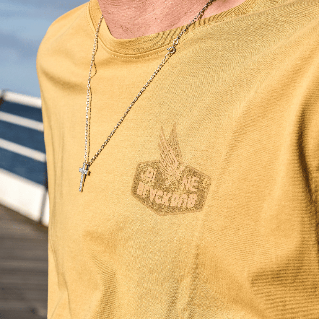 Mustard Wings Tee by Uggly & Co