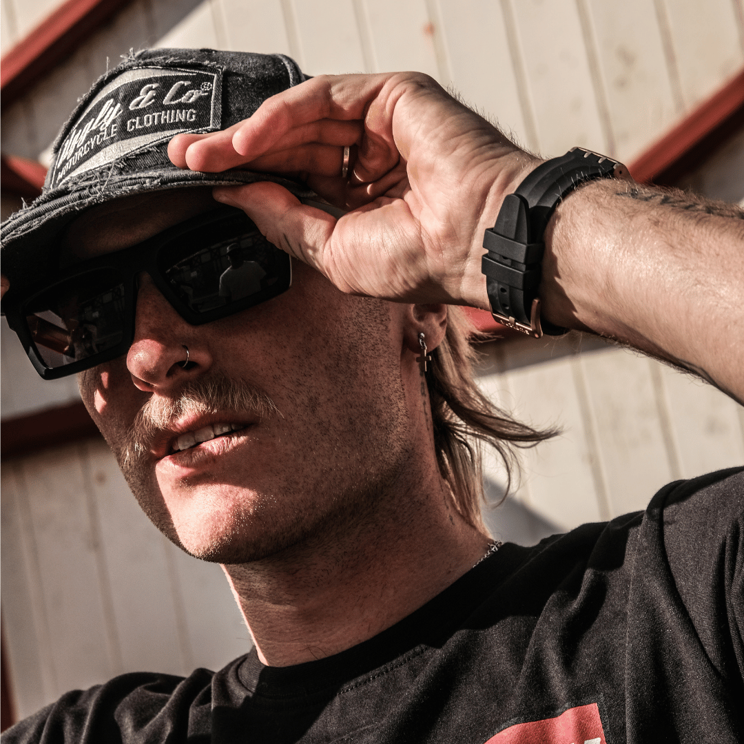 Diamond Logo Black Baseball Cap by Uggly & Co