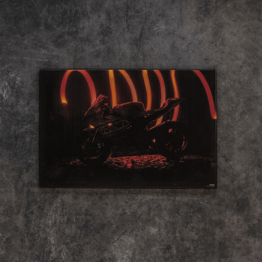 'Unveiling the Yamaha' Wall Art - Canvas 1.0 by Uggly & Co
