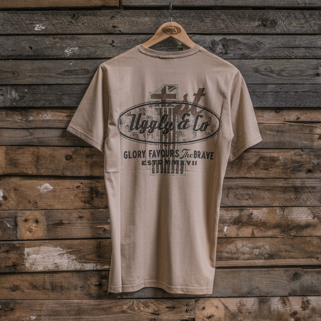 No.1 Brown Tee by Uggly & Co