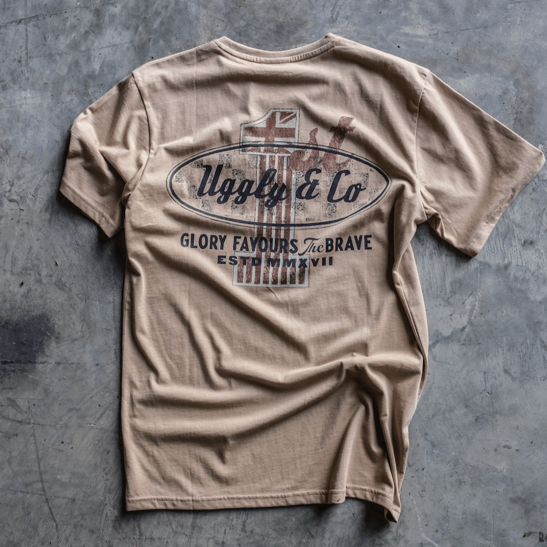 No.1 Brown Tee by Uggly & Co